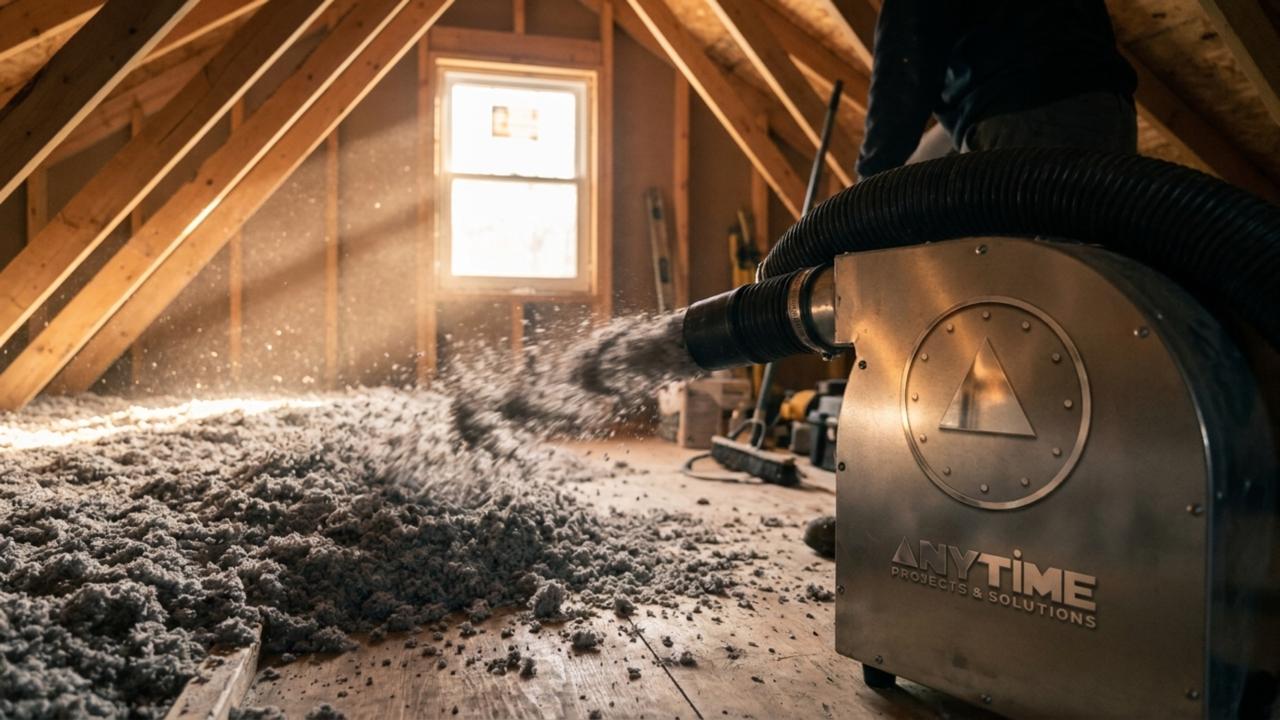 Air-sealing comes before insulation