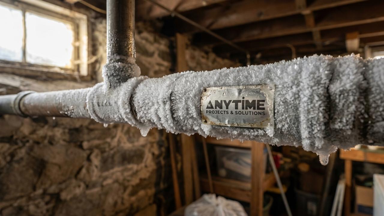 Frozen Pipes: How One Cold Night Turns Into a Flooded Ceiling